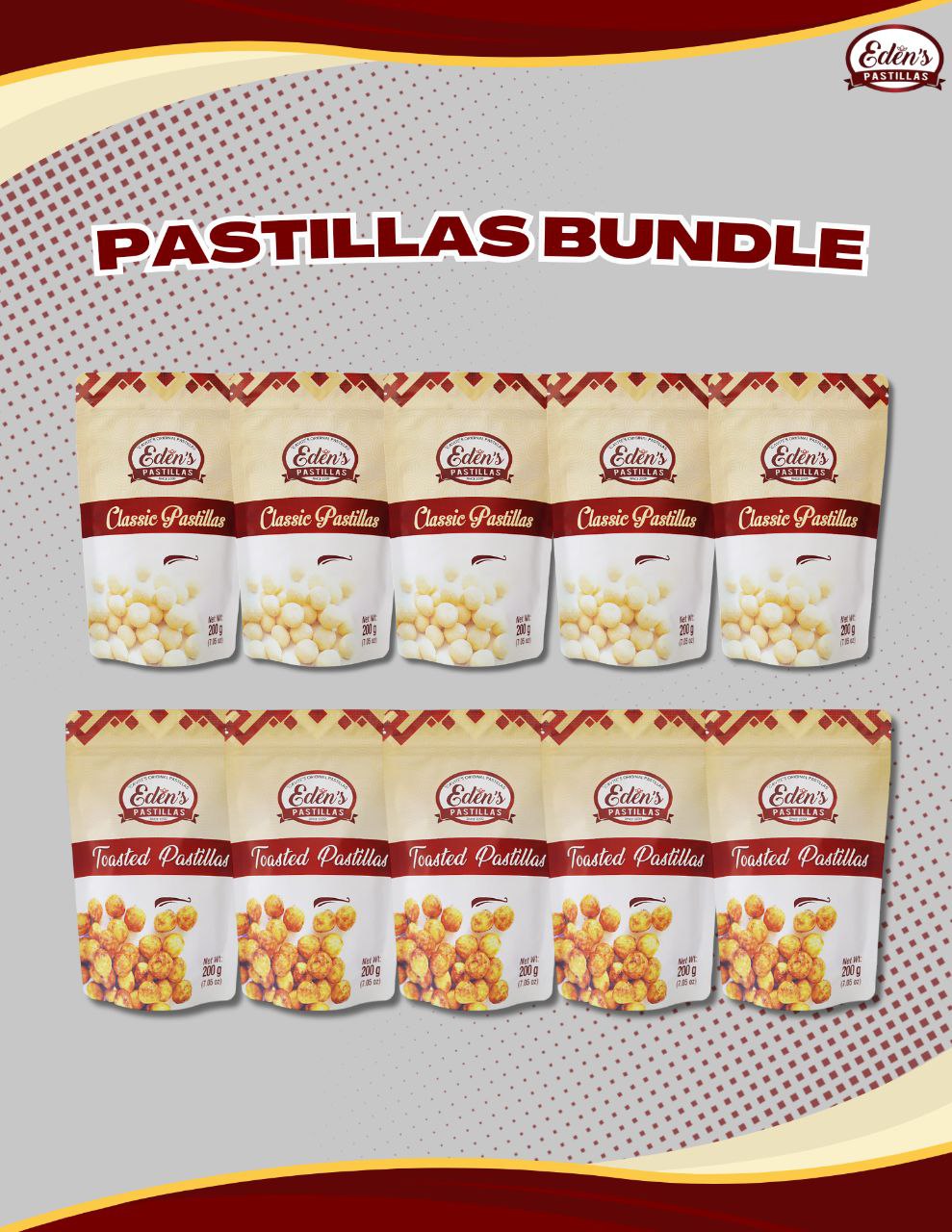 Edens Ube Macapuno Flavored Pastillas 45 Powdered Milk