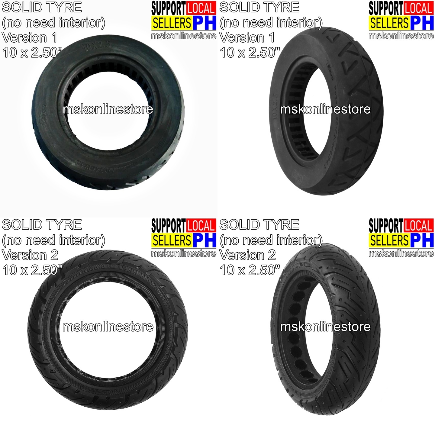 10 Inch Electric Scooter Tire Tyre For Xiaomi M365 10 X 2/10 X 2.5