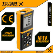 Tolsen Laser Distance Meter with Big LCD Display