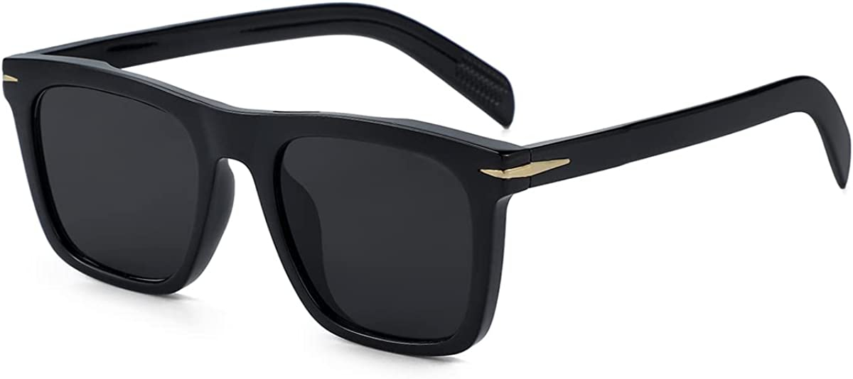 Gleyemor Rimless Rectangle Sunglasses for Women Mens Fashion Vintage  Frameless Square Glasses with Gradient Lens