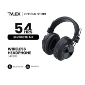 TYLEX S4000 Bluetooth Headset: Wireless, Noise Cancelling, Foldable, TFCard