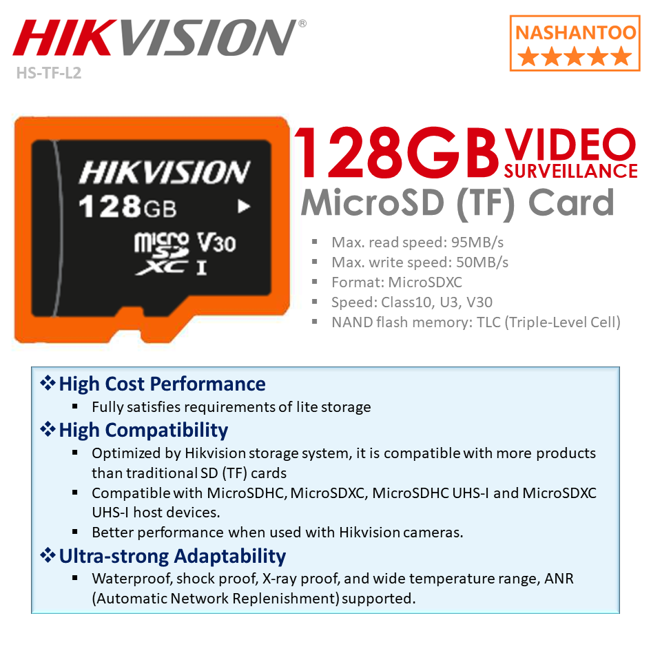 Hikvision 128 GB Micro SD Card HS-TF-L2-128G/P