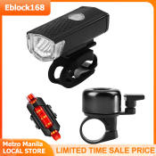 LED Bike Light Set for Night Safety - Bell Included