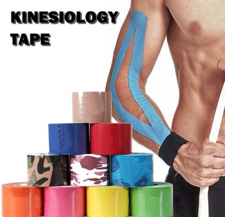 Kinesio tape athletic kinesiology tape sport taping strapping fitness tennis running football knee muscle protector tape