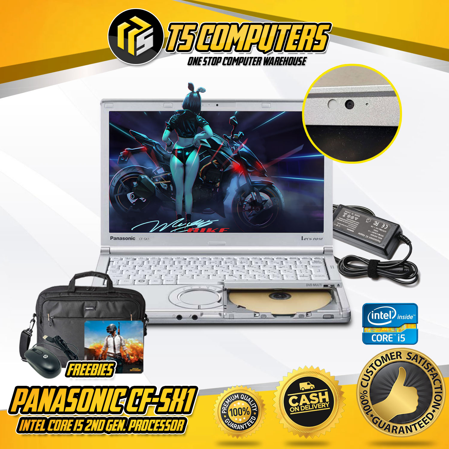 Panasonic - 中古ノートPC Pana CF-N10CWHDS i5 Win10 Office PANASONIC TOUGHBOOK CF-N10 Intel Core i5-2540M 2.5Ghz 2nd