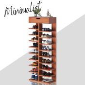 9 layer shoe wooden cabinet with drawer box storage