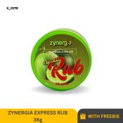 Zynergia Express Rub for Body Pain, Colds, and Aromatherapy