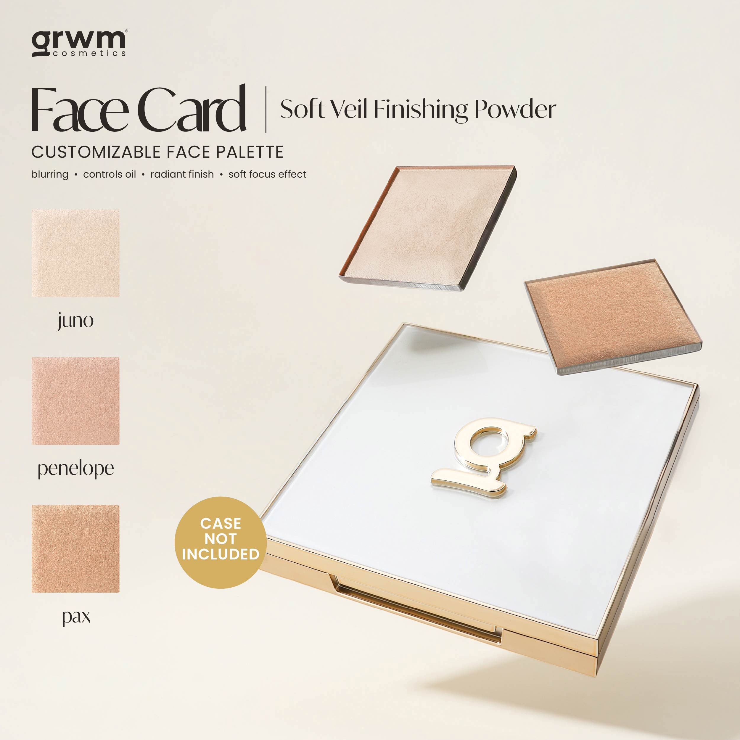 Discount on GRWM Cosmetics  shoes - SKU: GRWM Cosmetics Face Card - Soft Veil Finishing Powder [case not included]