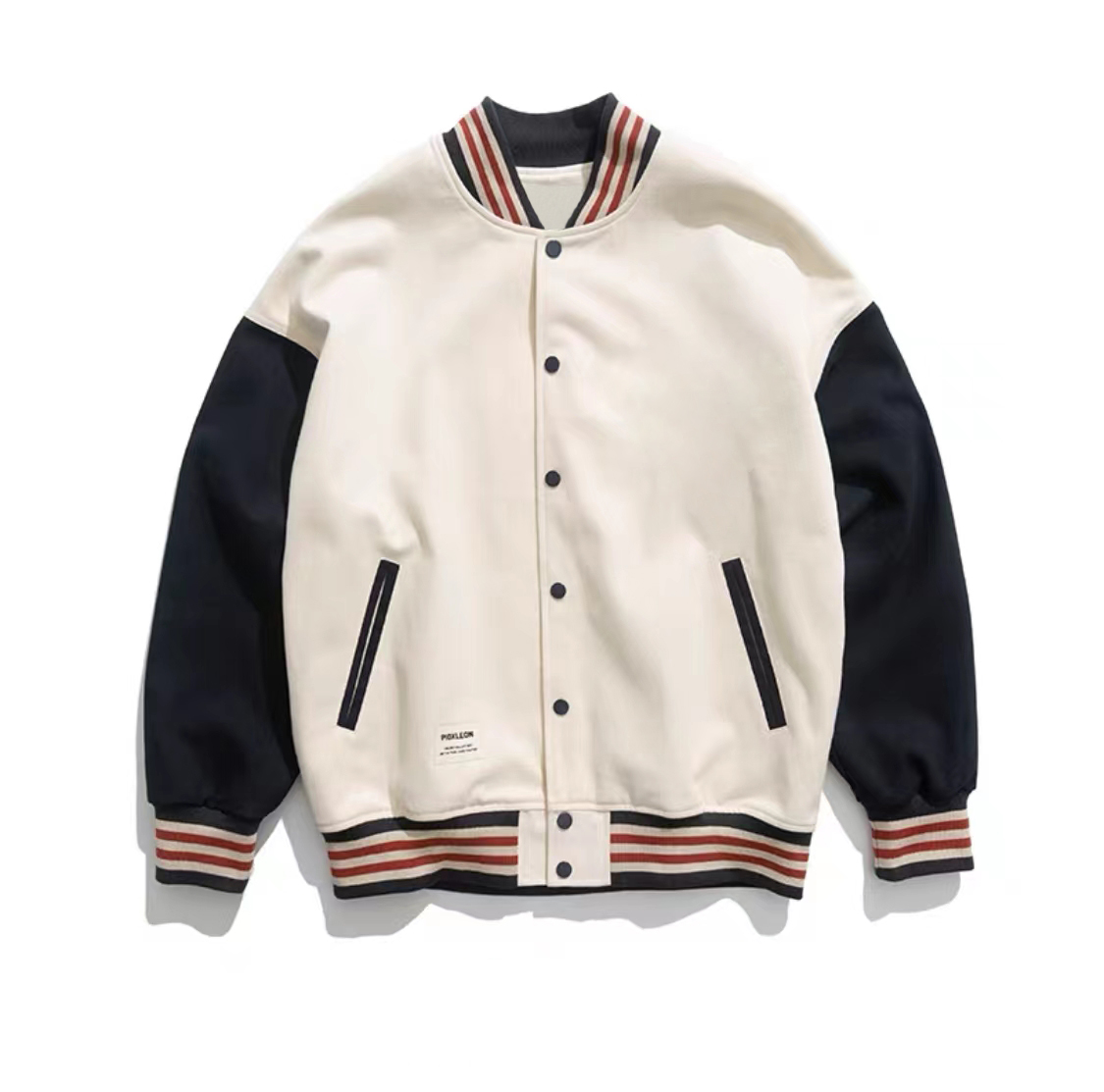 Icm T1070 Varsity Bomber Baseball Jacket Bone Korean Jersey Jacket For Men