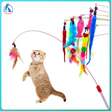 Cat Teaser Interactive Toy with Bell for Kittens by OEM