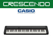 Casio Casiotone Keyboard with Free Adapter (Black, 61 Keys)