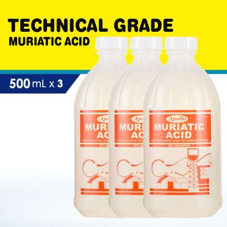 Apollo Muriatic Acid 500mL by 3s