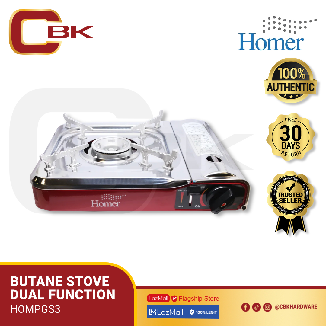 BUTANE STOVE DUAL FUNCTION 114G/H 2.2KW – CBK Hardware