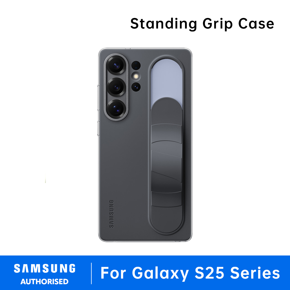 Original Samsung Official Galaxy S25 Series Standing Grip Case Cover Protective Phone Case For Galaxy S25 Series