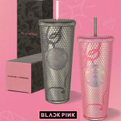 Starbucks Limited Edition 24oz BLACK-PINK Durian Tumbler