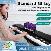 Portable 88-Key Digital Piano for Scholars and Adults