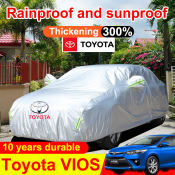 Toyota Vios Car Cover: Sun Protection, Waterproof, All-Weather Universal Sedan