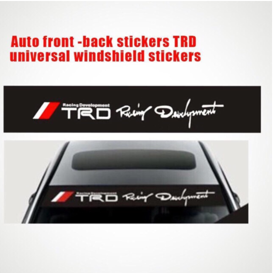 Trd windshield deals sticker