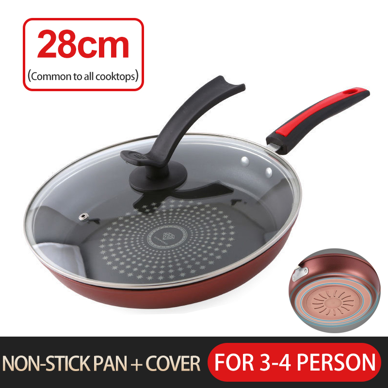24cm/26cm/28cm/30cm/32cm Nonstick German Diamond Frying Pan Kitchen