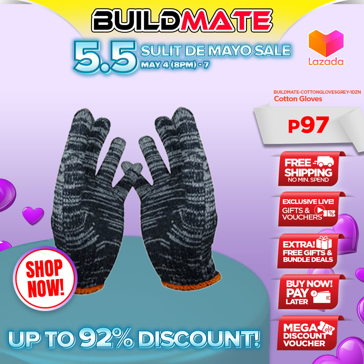 Shop Hand Gloves For Work Grey Online with Best Discounts and Low