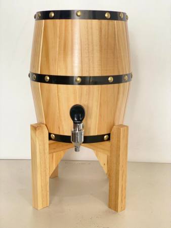 Stainless Beer Barrel Dispenser for Beer, Wine, Juice, Punch