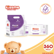 Kissme Pure Water Wipes 6 packs x 60