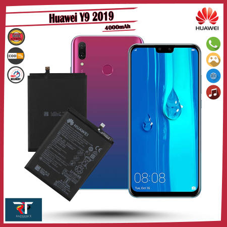 Huawei Y9 2019 Battery JKM-LX1, JKM-LX2, JKM-LX3, JKM-AL00, JKM-TL00, JKM-AL00a, JKM-AL00b 4000mAh | Model: HB406689ECW Manufacture