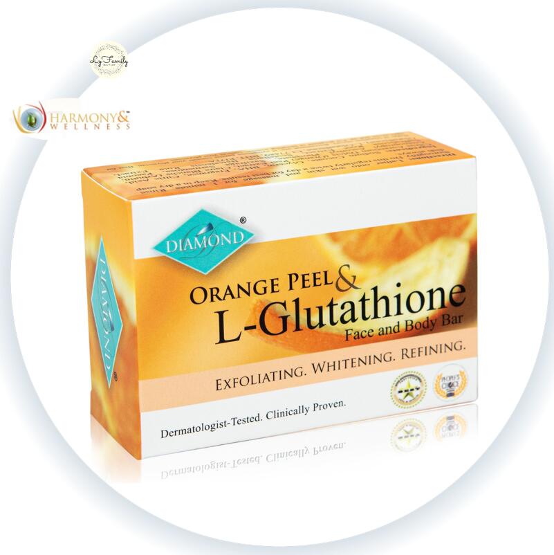 l glutathione soap Diamond Orange Peel & L-Gluta Soap 150g