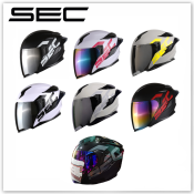 Sec Half Face Helmet for Motorcycle Reflux Matte/Gloss