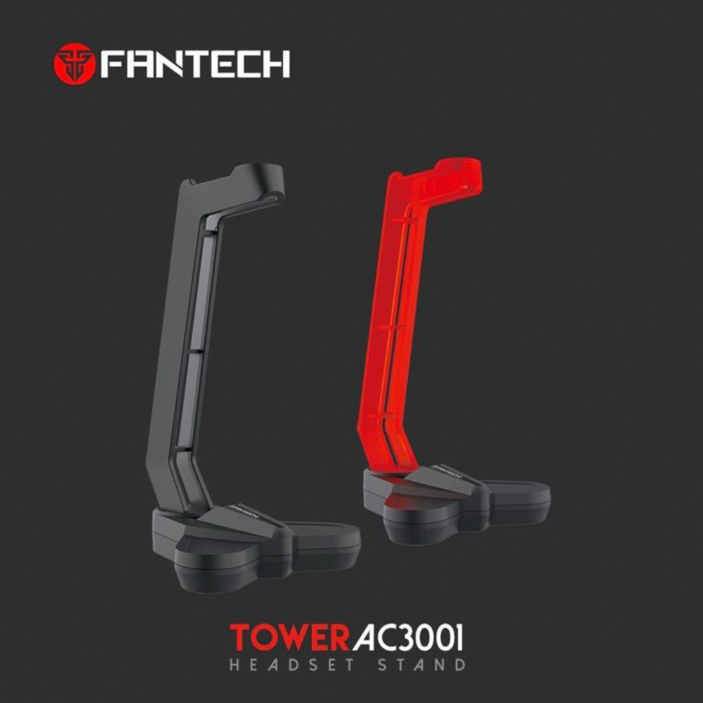 Fantech Tower AC3001 Headphones Headset Stand Anti slip Durable / Headset Stand - (Black / Red / White)