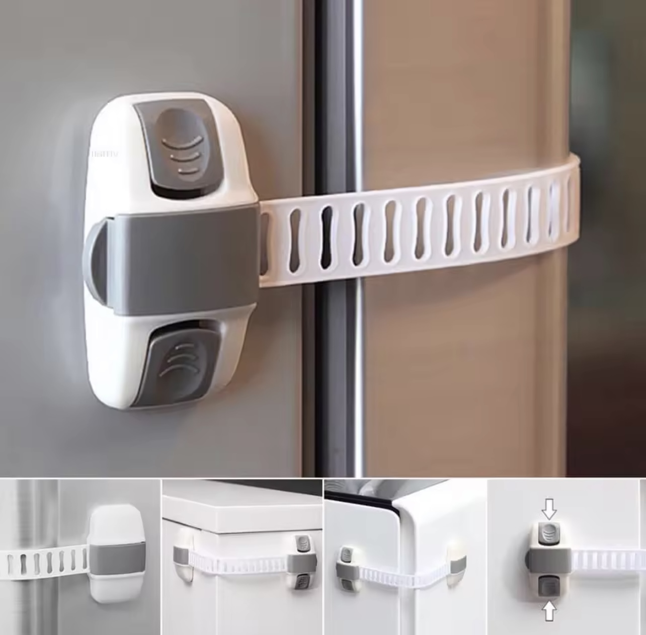 Philippines Top1 Adjustable Refrigerator Protective Cover With Child Safety  Lock For Appliance Doors