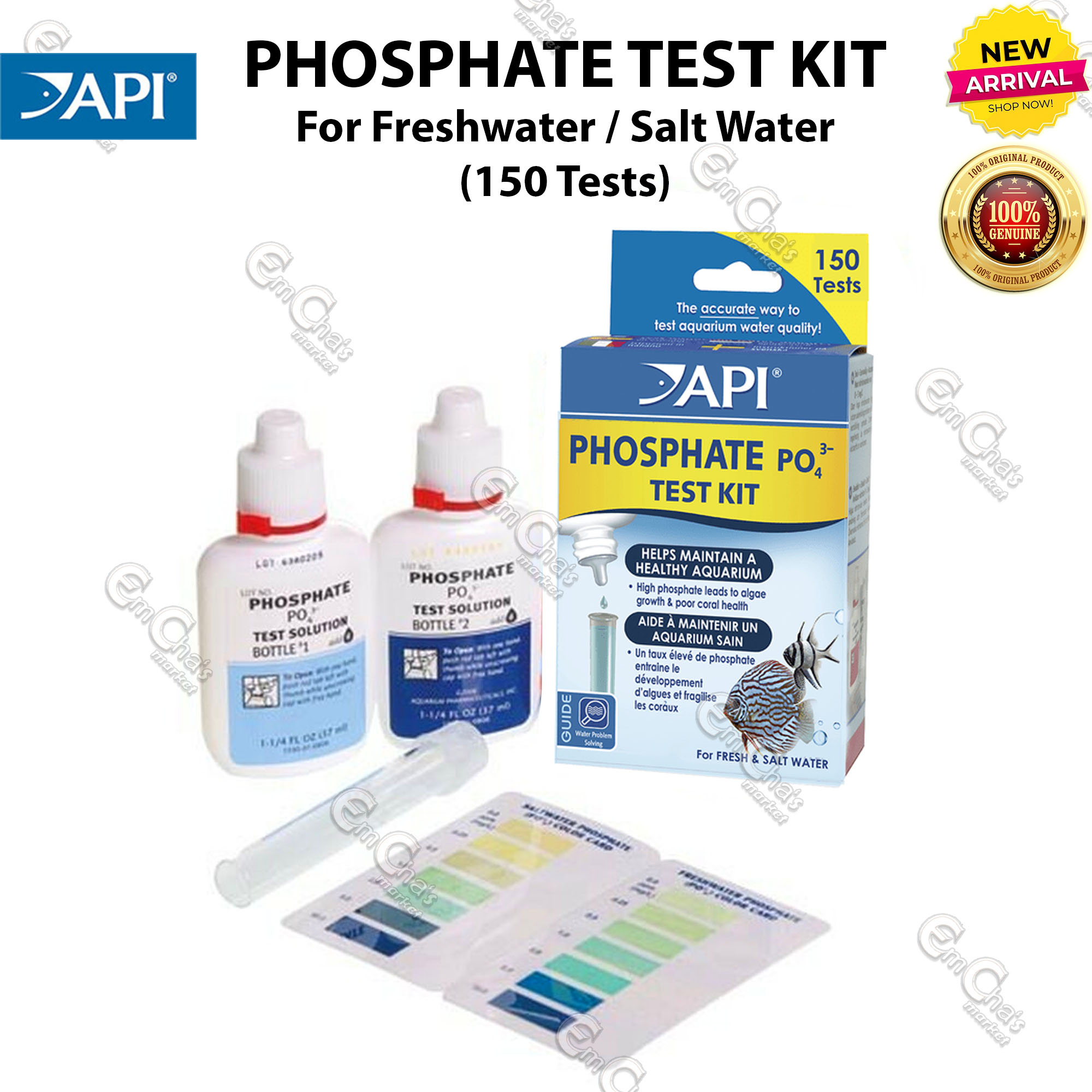 Aquarium phosphate shop test kit