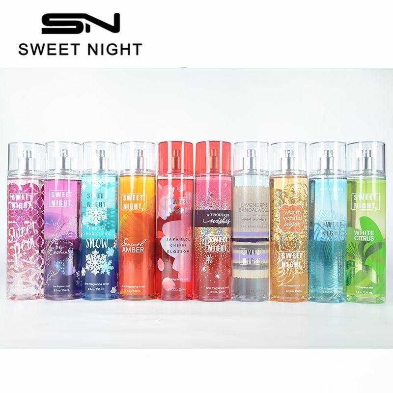 Sweet Night Perfume Warm Vanilla Sugar Fragrance Body Mist 236ML