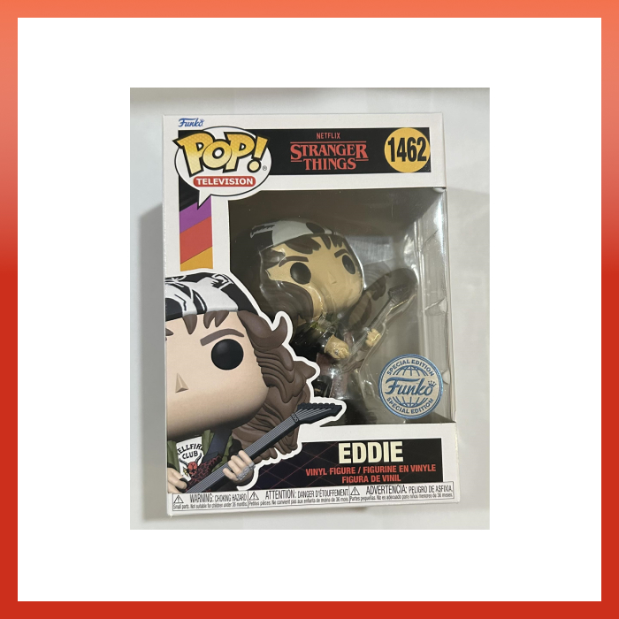 Funko POP Stranger Things - Eddie c/Guitarra S4 - Stranger Things