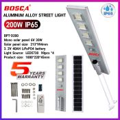BOSCA Solar Street Light - Super Bright, Remote Controlled