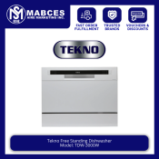 Tekno Free Standing Dishwasher TDW-3000W