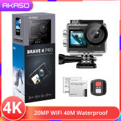 AKASO Brave 4 Pro 4K WiFi Action Camera