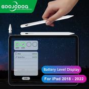 GOOJODOQ iPad Stylus Pen with Palm Rejection and Power Display