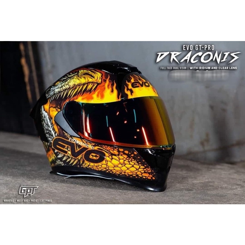 EVO GT PRO DRACONIS FULL FACE HELMET 