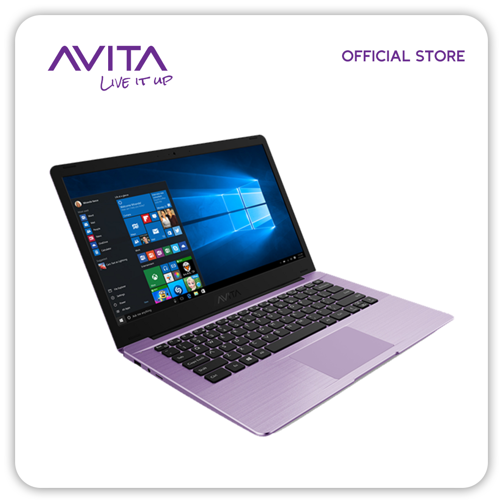 CHERRY x AVITA Pura 14" Windows Laptop with AMD A9 Processor with Mouse and Bullguard Internet Security (1 year) - Image 2