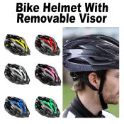LONGGO Ultralight Ventilate Bike Helmet with Removable Visor