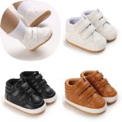 Boys' High Top Anti-Slip First Step Shoes