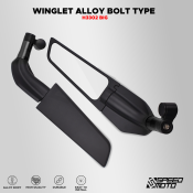 Stealth Mirror for Motorcycle by Winglet