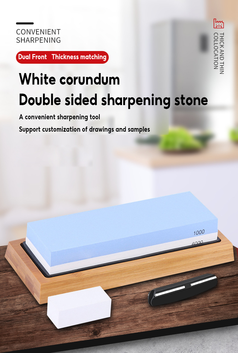 Yarenh Premium White Corundum Whetstone Double Side 1000/6000 Grit – yarenh  flagship store