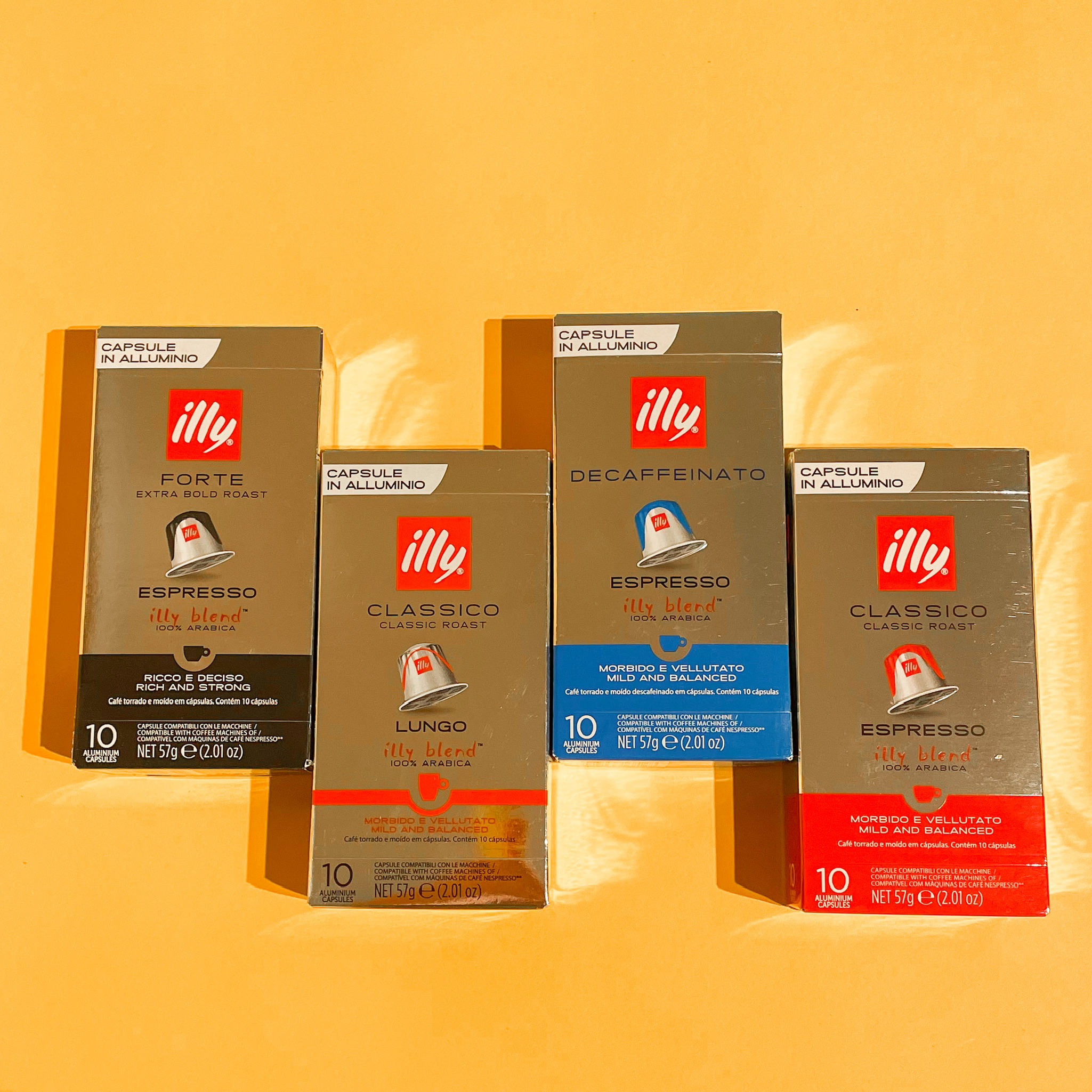 illy Classico Espresso 10 Capsule Compatibili con le Macchine Nespresso* 57  g