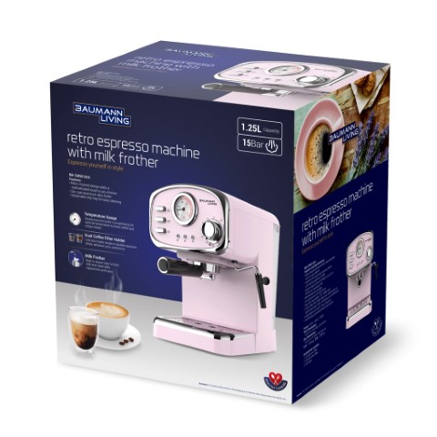 Sainsbury's home espresso coffee deals machine with milk frother