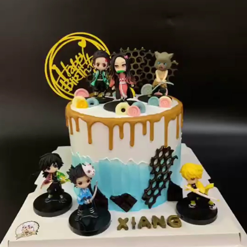 Demon Slayer cake SG/Anime comic cake singapore - River Ash Bakery