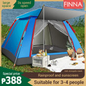 FINNA Camping Tents: Portable, Rainproof, and Spacious