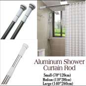 Extendable Stainless Steel Shower Curtain Rod