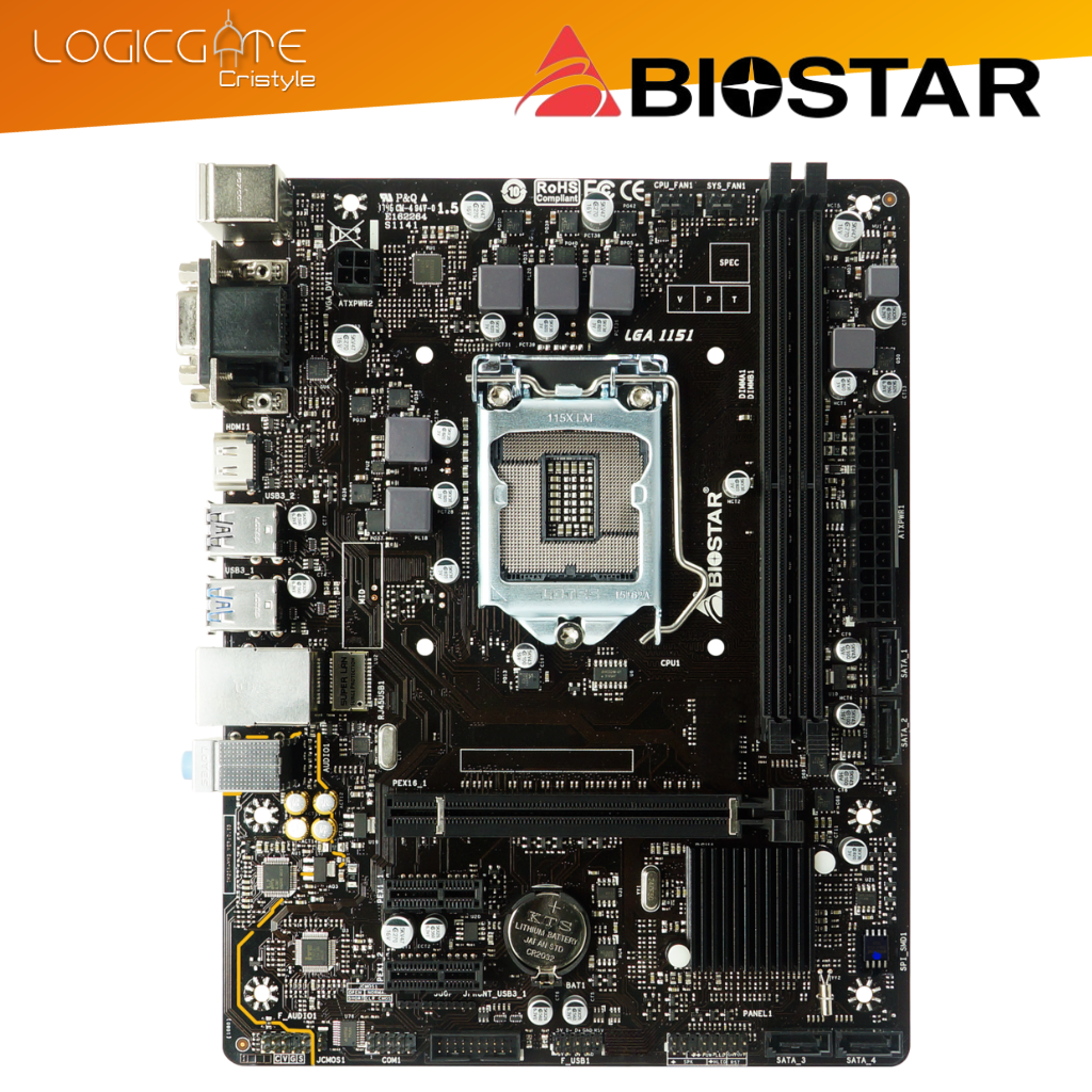 BIOSTAR H310mhd Pro LGA 1151 RAM Slot Supports 8th/9th Gen